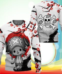 Red Tony Chopper Sweatshirt Japan Style One Piece Anime 3D Printed Sweater Red Tony Chopper Sweatshirt Japan Style One Piece Anime 3D Printed Sweater