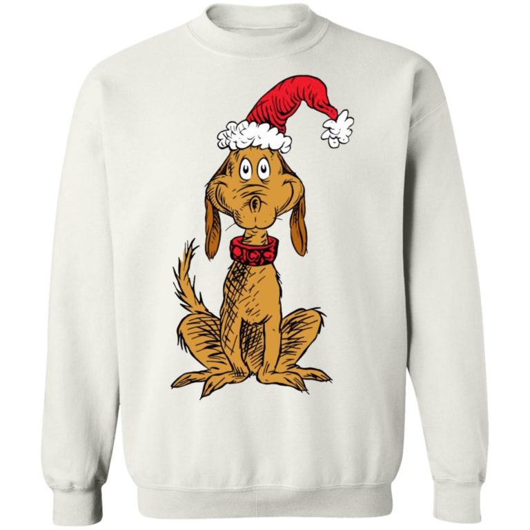 Grinch Max Santa Hat Shirt (T-Shirt, Hoodie,Ladies Shirt)
