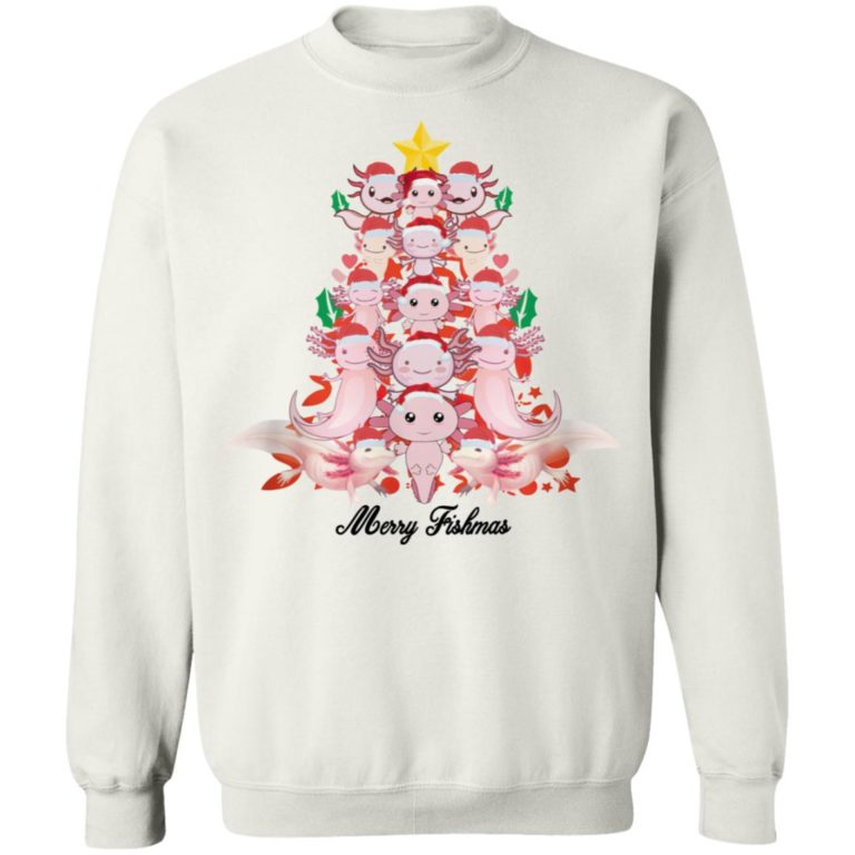 Axolotl Christmas Tree Shirt (T-Shirt, Hoodie,Ladies Shirt)