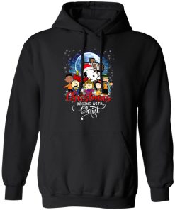Peanuts Snoopy and Friends Christmas Begins with Christ Shirts