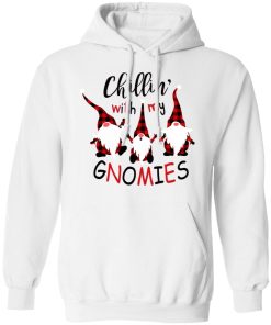 Chillin’ With My Gnomies Buffalo Red Plaid Christmas Gnome Shirt