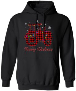 Merry Christmas Buffalo Plaid Leopard Truck Shirt