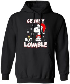 Snoopy And Woodstock Grumpy But Lovable Christmas Shirt (T-shirt, Hoodie Sweatshirt)