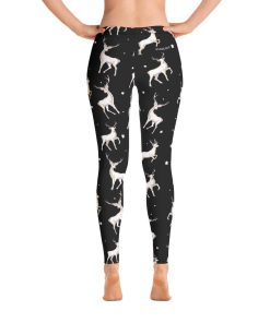 Reindeer High Waisted Leggings Reindeer High Waisted Leggings