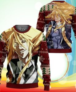 Reinhard Heydrich Ugly Christmas Sweater Anime Dies Irae Xmas Gifts