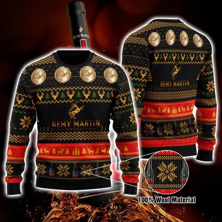 Remy Martin 3D Printed Ugly Christmas Sweatshirt