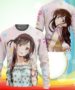 Rent A Girlfriend Ichinose Chizuru Sweatshirt Anime 3D Printed Sweaters Rent A Girlfriend Ichinose Chizuru Sweatshirt Anime 3D Printed Sweaters