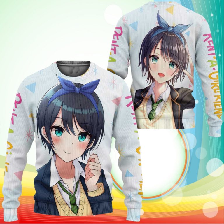 Rent A Girlfriend Ruka Sarashina Sweatshirt Anime 3D Printed Sweaters