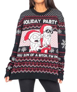 Rick & Morty Son Of A B Holiday Sweater