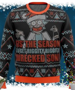 Rick and Morty Tis The Season Ugly Christmas Sweater