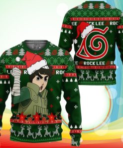 Rock Lee Ugly Christmas Sweater Naruto Anime Xmas Gifts