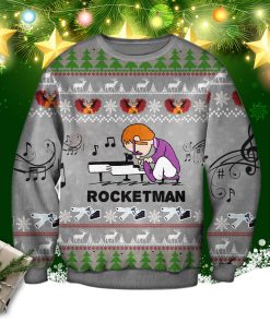 Rocket Man Ugly Christmas Sweater