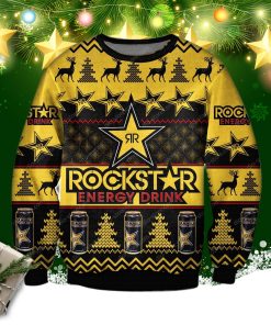 Rockstar Energy Drink Ugly Christmas Sweater Rockstar Energy Drink Ugly Christmas Sweater