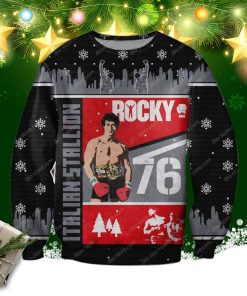 Rocky Balboa 3d Print Ugly Christmas Sweatshirt Rocky Balboa 3d Print Ugly Christmas Sweatshirt