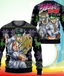 Rohan Kishibe Ugly Christmas Sweater Anime Jojo’s Bizzare Adventure Xmas Gifts