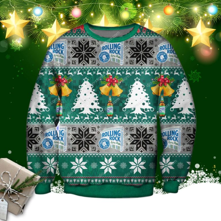 Rolling Rock Knitting Pattern 3d Print Ugly Sweatshirt