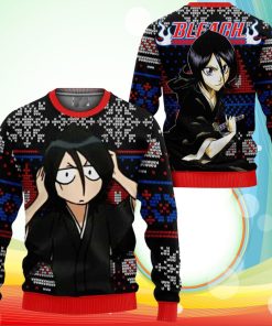 Rukia Kuchiki Ugly Christmas Sweater Anime Bleach Xmas Gifts