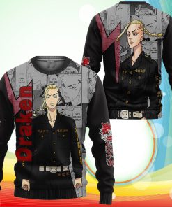 Ryuuguuji Ken Draken Sweatshirt Anime Tokyo Revengers Sweater Ryuuguuji Ken Draken Sweatshirt Anime Tokyo Revengers Sweater