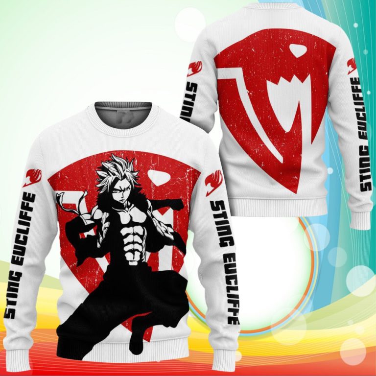 Sabertooth Sting Eucliffe Sweatshirt Shirt Silhouette Fairy Tail Anime Jacket
