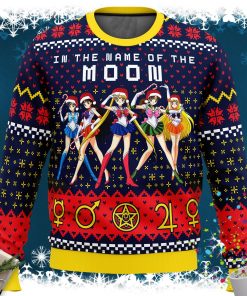 Sailor Moon In the Name of the Moon Ugly Christmas Sweater