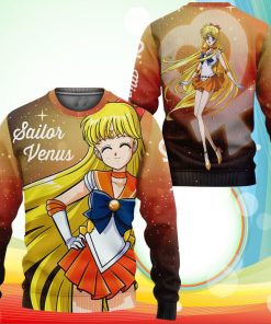 Sailor Venus Minako Aino Sweatshirt Sailor Moon Anime Sweater