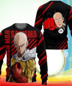 Saitama Sweatshirt One Punch Man Anime Sweater Saitama Sweatshirt One Punch Man Anime Sweater
