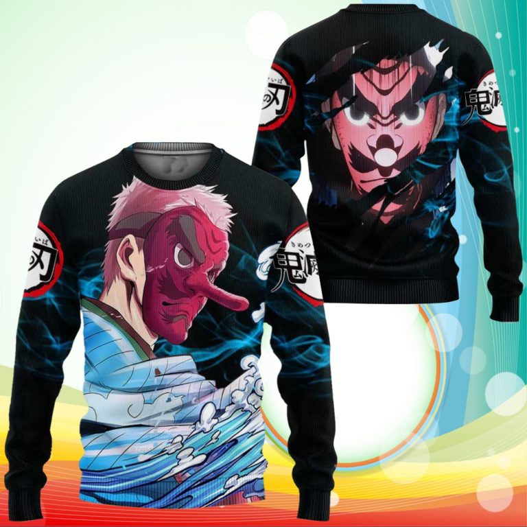 Sakonji Urokodaki Sweatshirt Demon Slayer Anime 3D Printed Sweaters