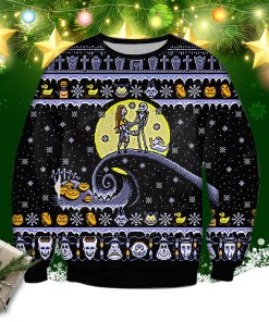 Sally And Jack Knitting Pattern 3d Print Ugly Sweater