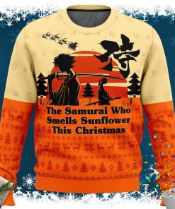 Samurai Champloo The Samurai Who Smells Sunflower This Christmas Ugly Christmas Sweater