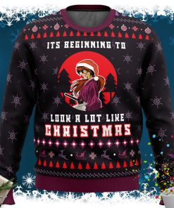 Samurai X Its Beginning To Look a Lot Like Christmas Ugly Christmas Sweater