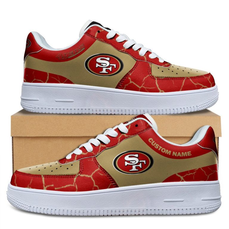 San Francisco 49ers NFL Custom AF1 Sneakes