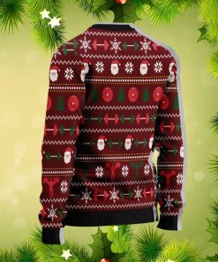 Santa Let It Swole Ugly Christmas Sweater