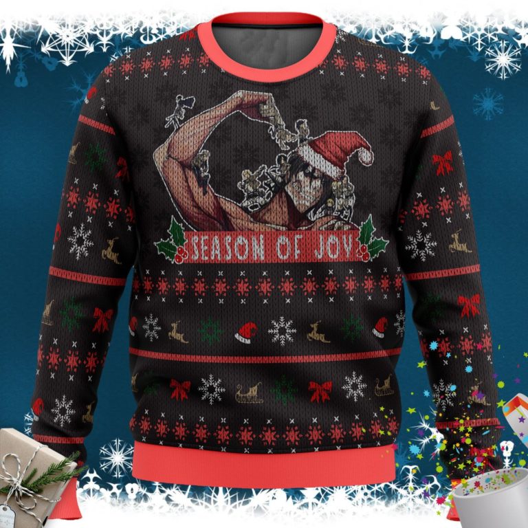 Season of Joy Attack on Titan Ugly Christmas Sweater