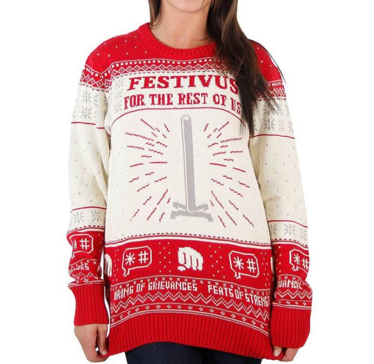 Seinfeld Festivus For The Rest Of Us Pole Ugly Christmas Sweater, Sweatshirt