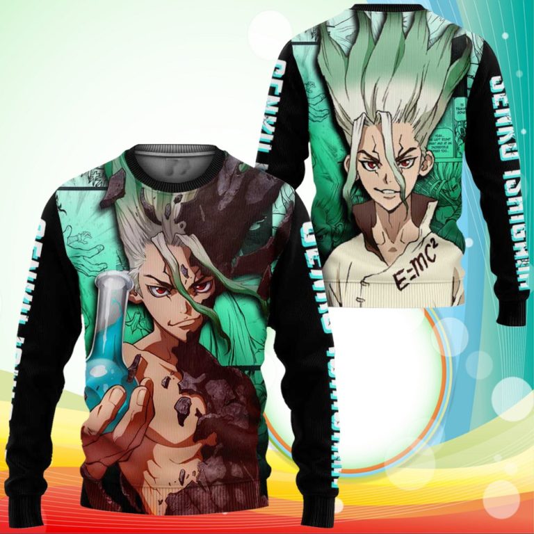 Senku Ishigami Sweatshirt Shirts Dr Stone Anime Jacket