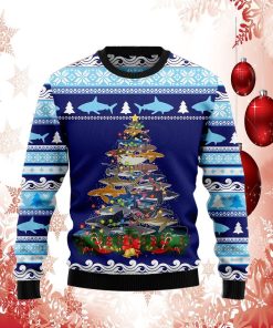 Shark Christmas Tree Christmas Ugly Sweater