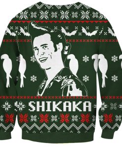 Shikaka Knitting Print Ugly Christmas Sweatshirt