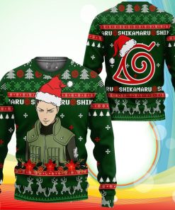 Shikamaru Ugly Christmas Sweater Naruto Anime Xmas Gifts