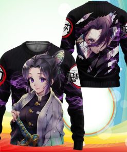 Shinobu Kocho Sweatshirt Demon Slayer Anime 3D Printed Sweaters