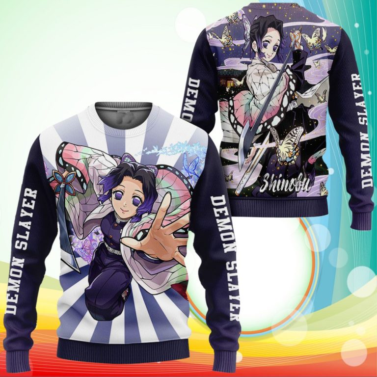 Shinobu Kochou Sweatshirt Demon Slayer Anime Sweater