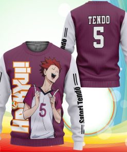 Shiratorizawa Satori Tendo Sweatshirt Haikyuu Anime Sweater