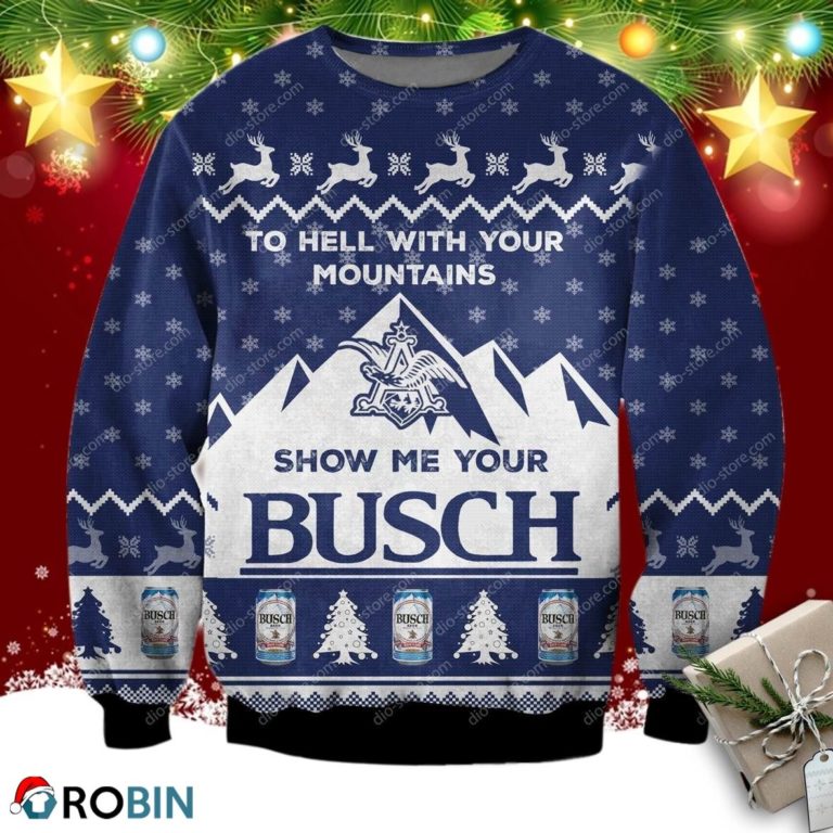 Show Me Your Busch Knitting Pattern Ugly Christmas Sweater