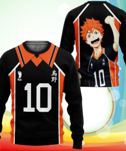 Shoyo Hinata Karasuno Sweatshirt Shirts Haikyuu Anime Costume