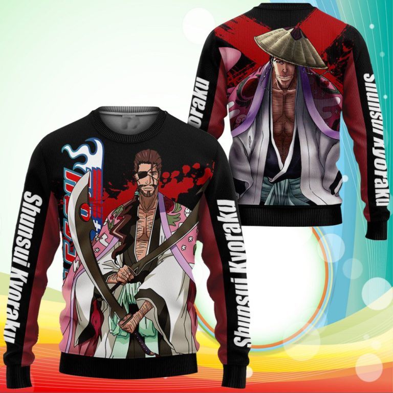Shunsui Kyoraku Sweatshirt Shirts Bleach Anime Jacket