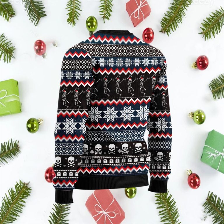 Skeleton Merry Creepmas Ugly Sweater
