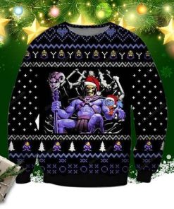Skeletor Knitting Pattern 3d Print Ugly Christmas Sweater