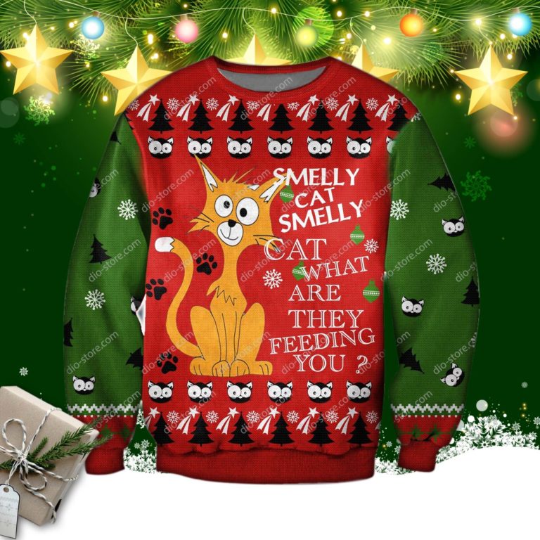 Smelly Cat- Phoebe From Friends Movie Ugly Christmas Sweater