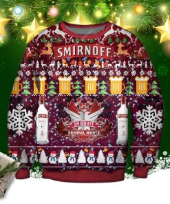 Smirnoff Vodka Wine 3d Print Ugly Sweater