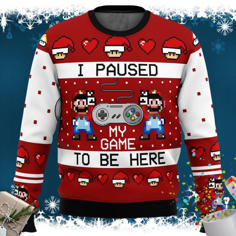 SNES Ugly Christmas Sweater