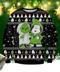 Snoopy And Grinch Ugly Christmas Sweatshirt Snoopy And Grinch Ugly Christmas Sweatshirt